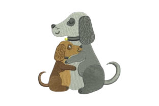 A Cozy Embrace: Reviewing Dog and Puppy Embracing