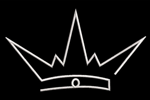 A Minimalist Crown for Holiday Embroidery