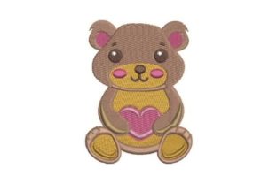 A Teddy Bear Design for Boutique Apparel Projects
