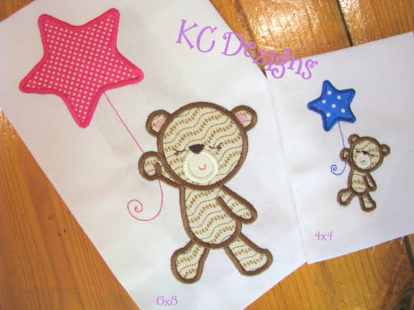 Crafting a Boutique Hoodie with Baby Girl Bear with Star Balloon
