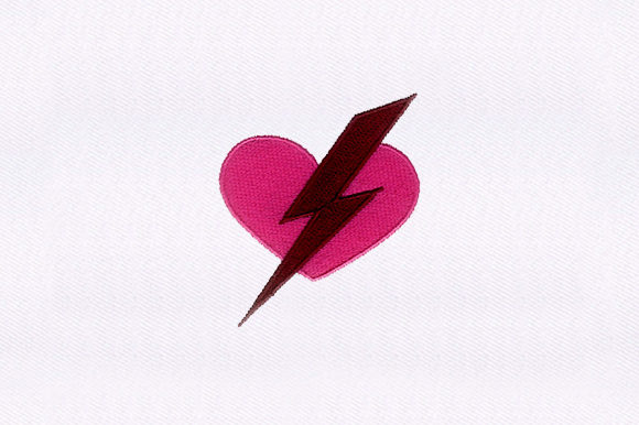Electric Heart Embroidery Design: A Craft Fair Designer's Review