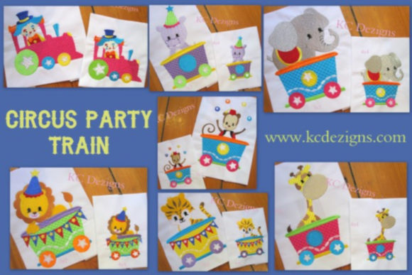 Evaluating the Circus Party Train Embroidery Set for Your Shop