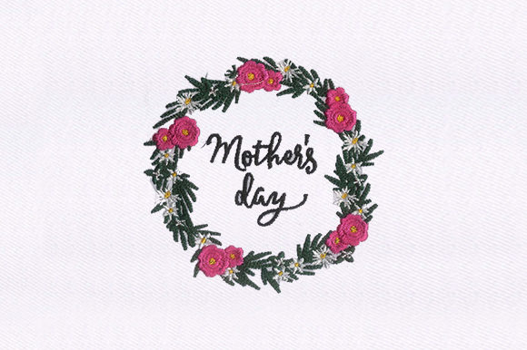Garland Mothers Day Embroidery Design Review for Boutique Apparel