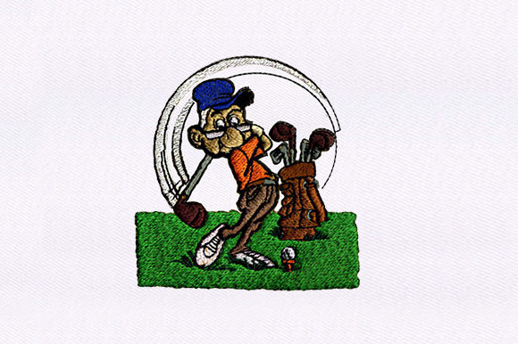 Golf Playing Grandpa: A Craft Fair Standout
