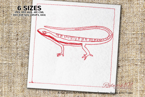 Lacertidae Bluework: A Reptilian Embroidery Review for Projects
