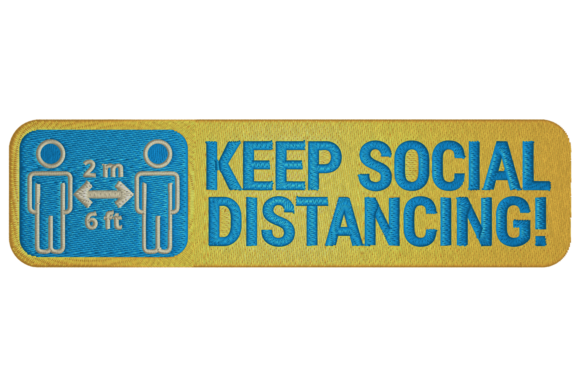 Reviewing Keep Social Distance for Small Business Embroidery