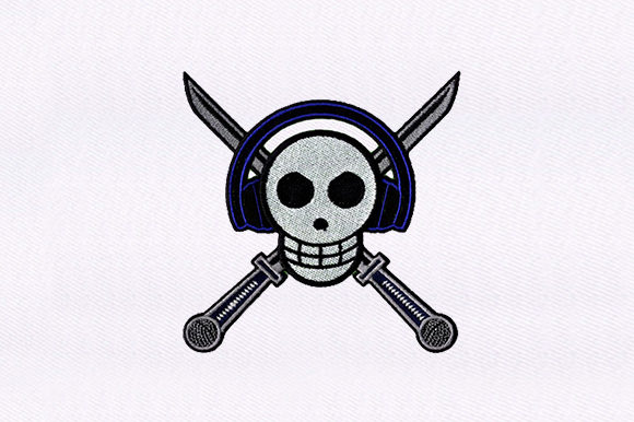 Skull Swords Embroidery Review for Boutique Apparel Projects